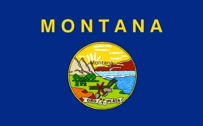 Montana flag and zip codes