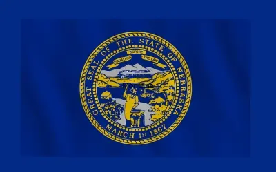 Nebraska Zip Codes and Flag