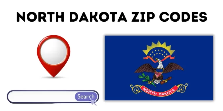 North Dakota Zip Codes – United States of America