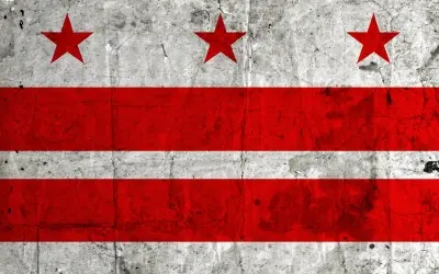 Washington DC Flag and Zip Codes